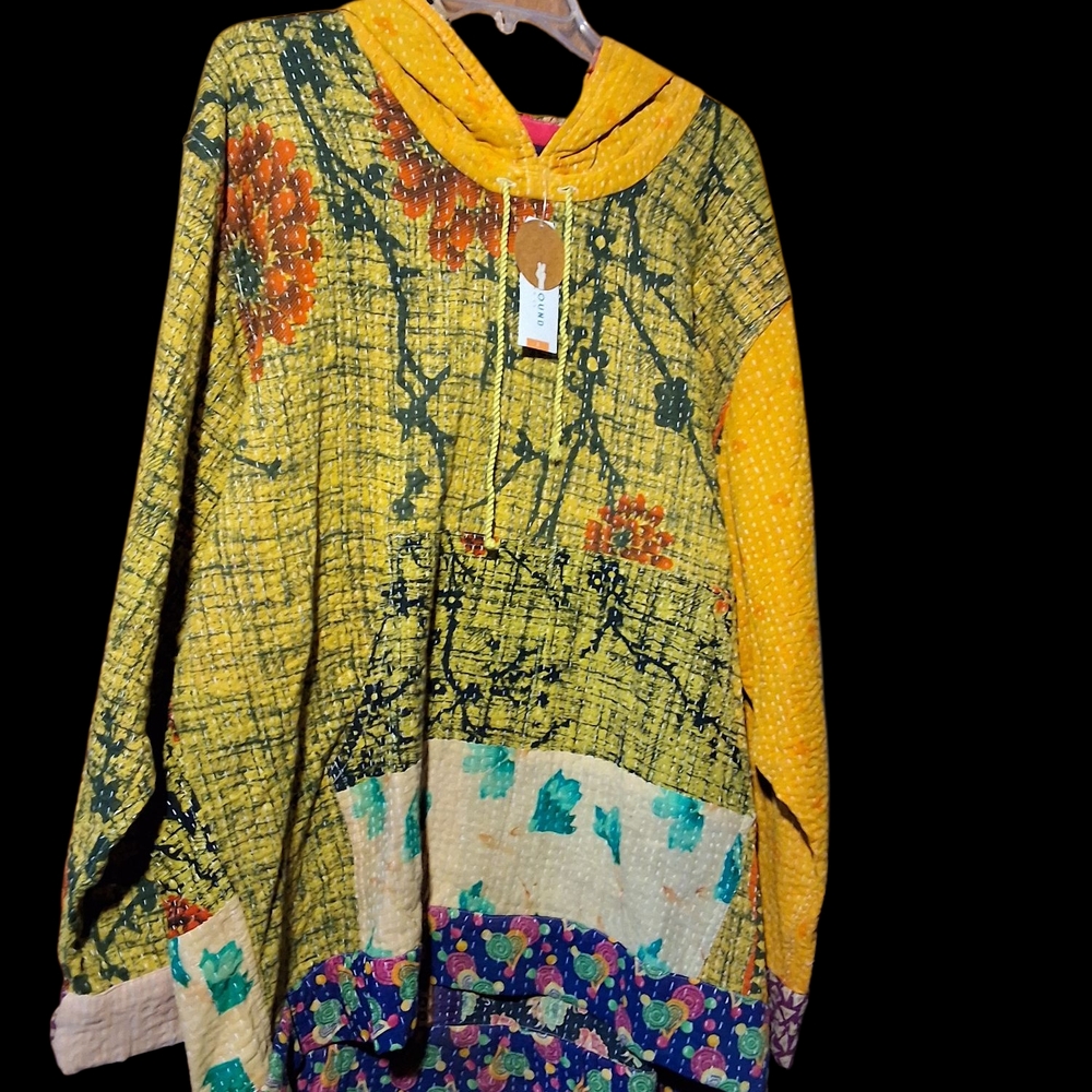 Colorful Patchwork Hoodie